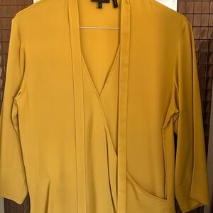 Theory Golden Yellow Blouse